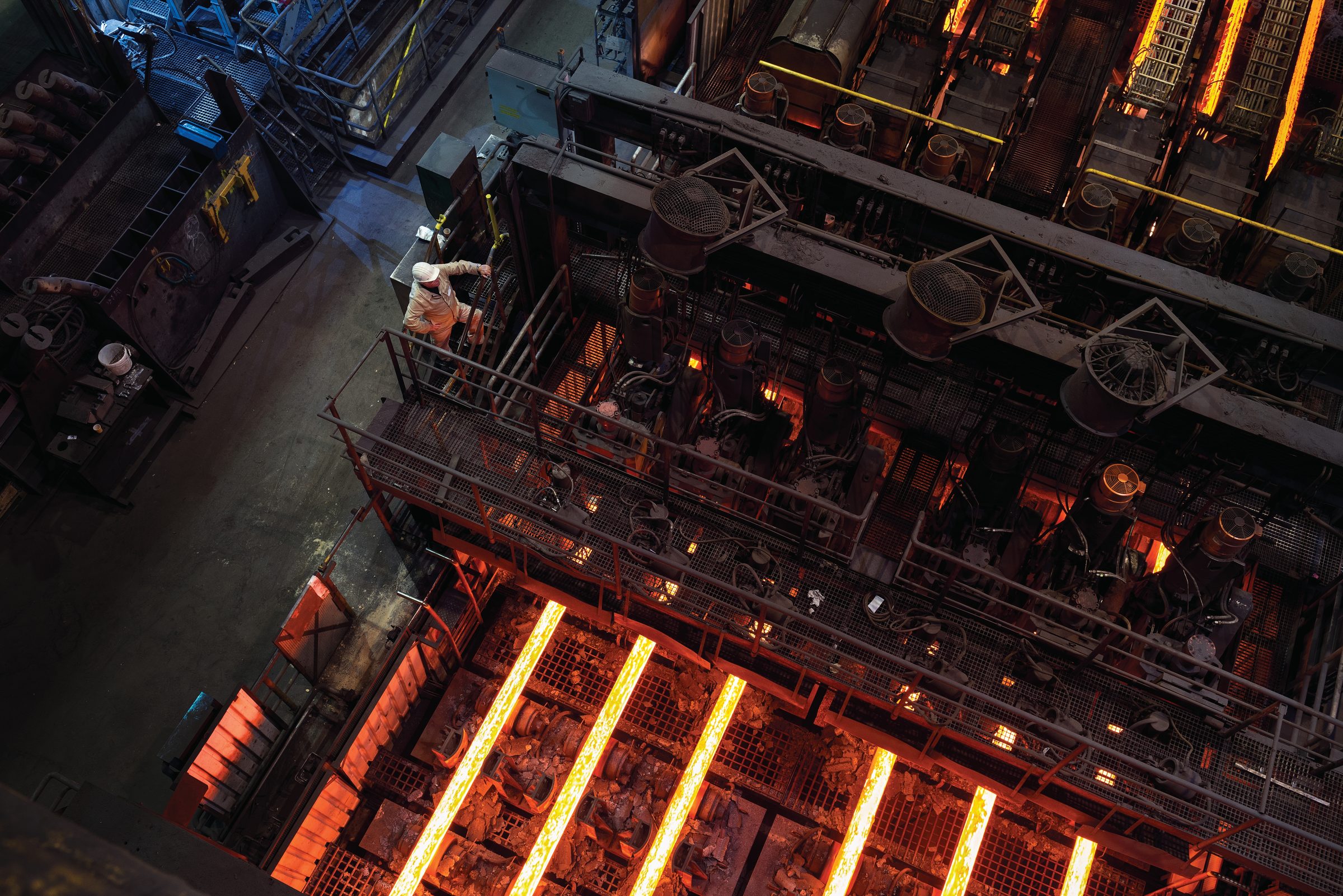 Molten steel casting