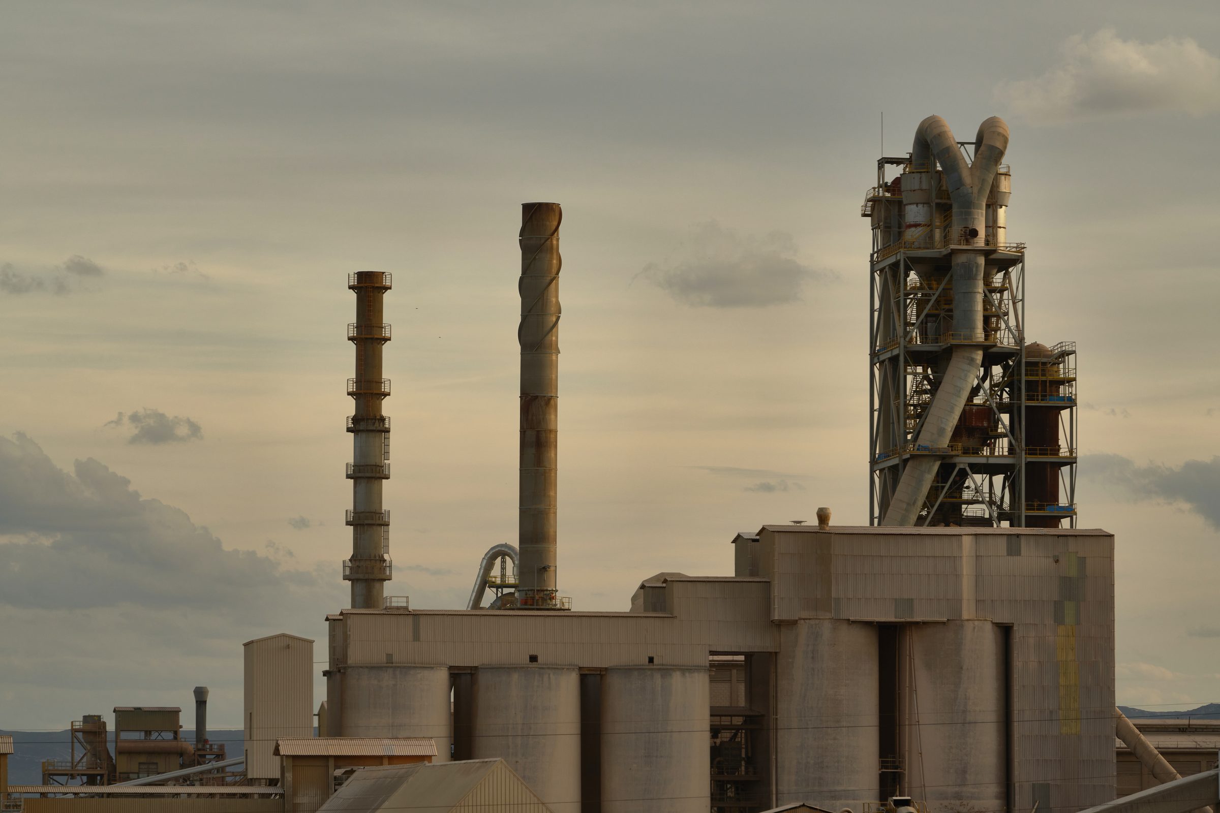 The plant skyline at dusk