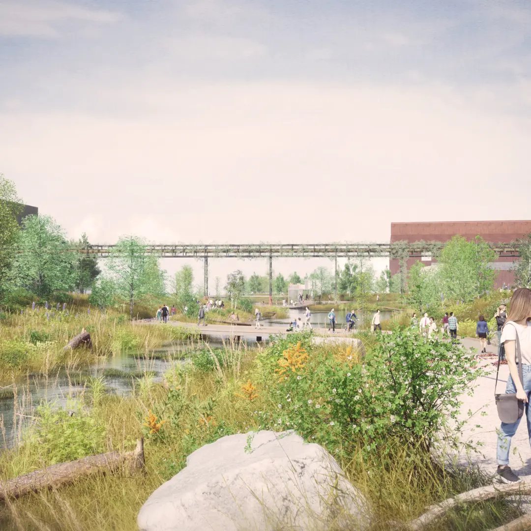 Artist’s rendering of Steelport’s Lagoonscape